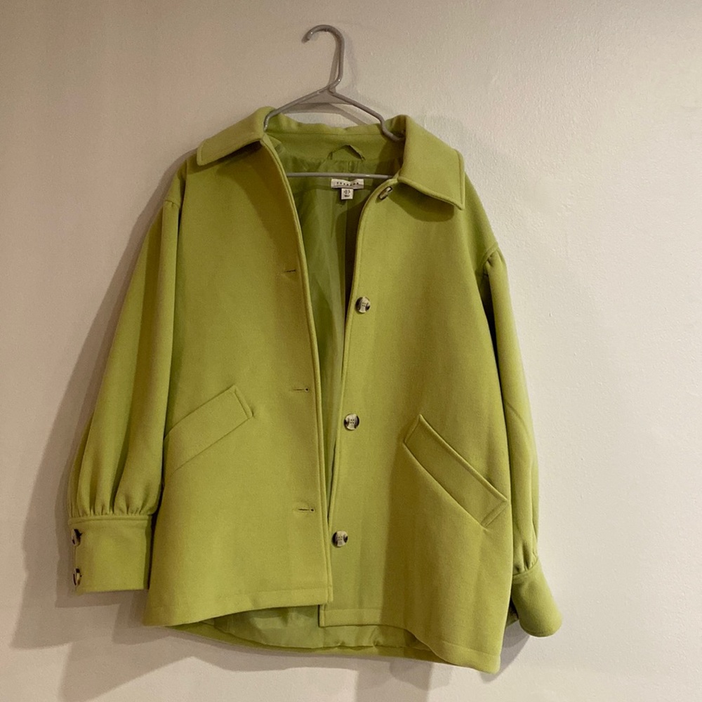 🏷 **TOPSHOP** Light Green Spring Jacket